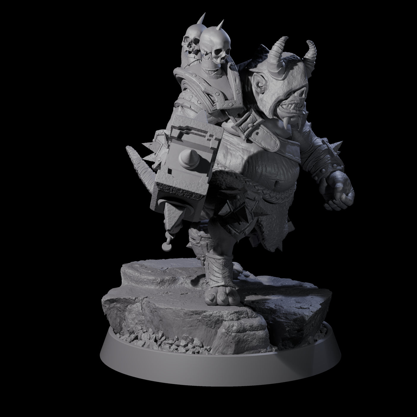 Legionnaire of Hel F Miniature for Dungeons and Dragons, Pathfinder or other TTRPGs