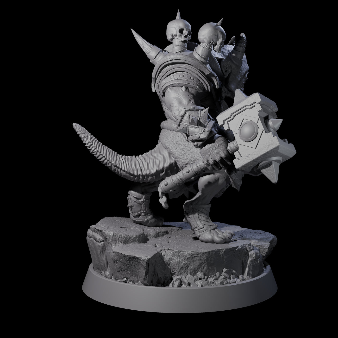 Legionnaire of Hel F Miniature for Dungeons and Dragons, Pathfinder or other TTRPGs