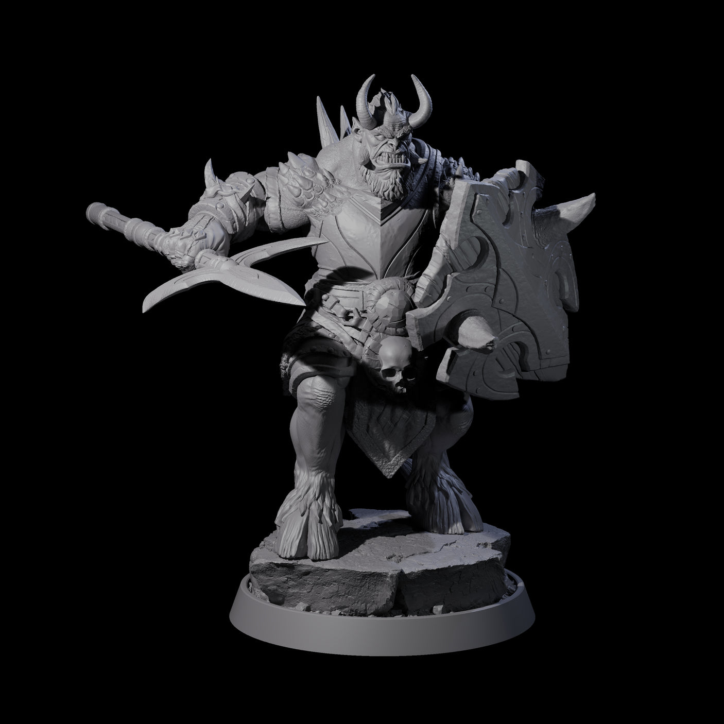 Legionnaire of Hel G Miniature for Dungeons and Dragons, Pathfinder or other TTRPGs