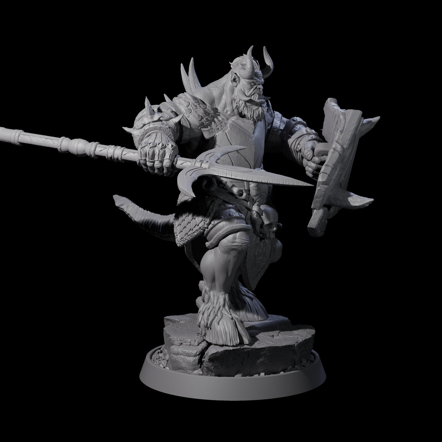 Legionnaire of Hel G Miniature for Dungeons and Dragons, Pathfinder or other TTRPGs