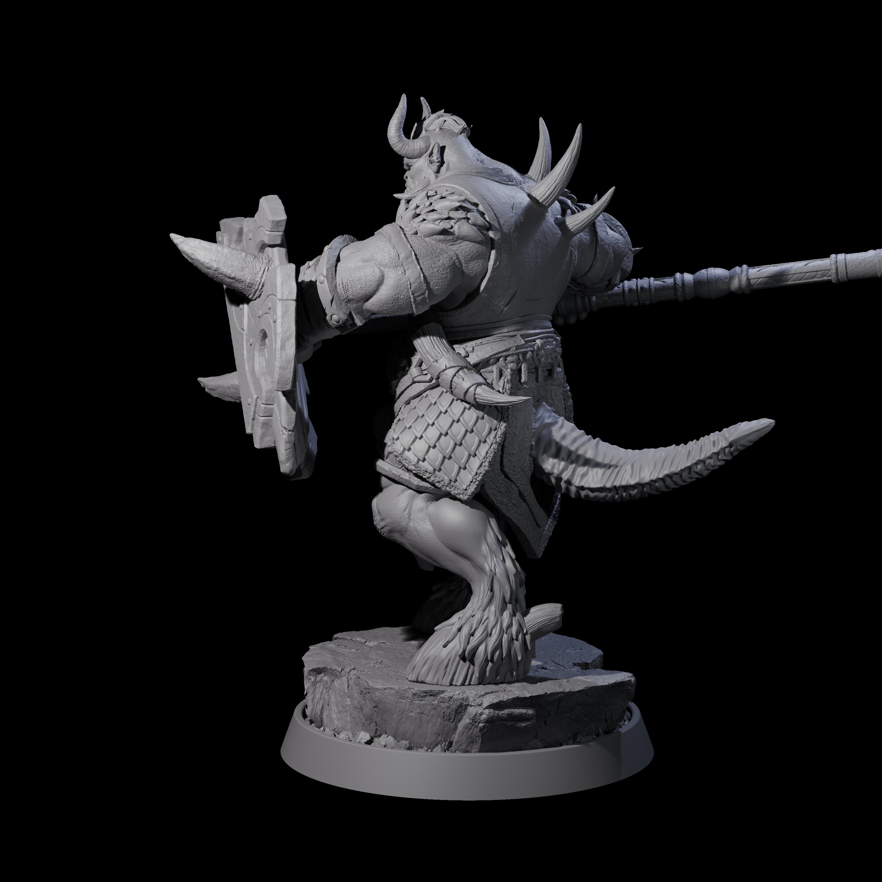Legionnaire of Hel G Miniature for Dungeons and Dragons, Pathfinder or other TTRPGs