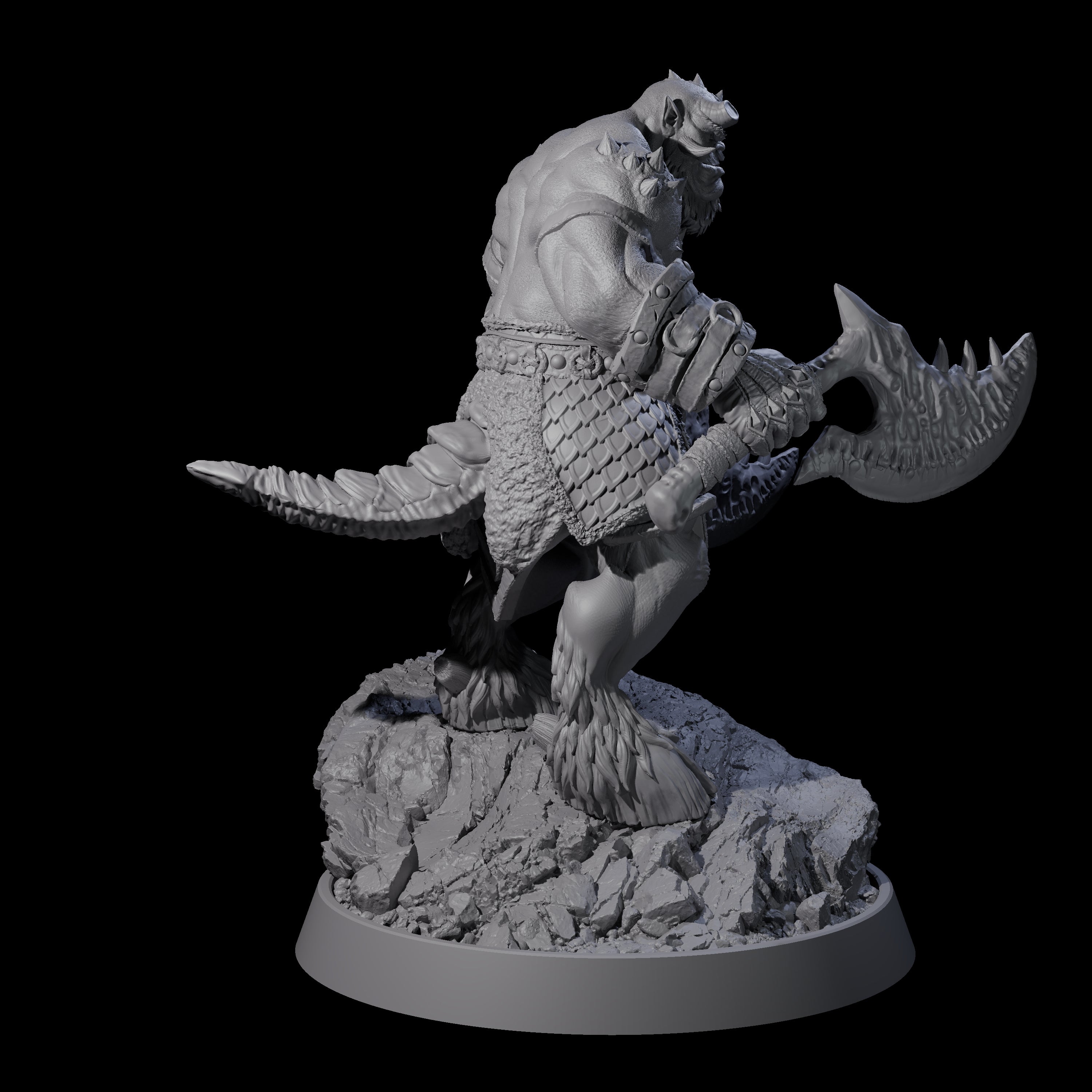 Legionnaire of Hel I Miniature for Dungeons and Dragons, Pathfinder or other TTRPGs