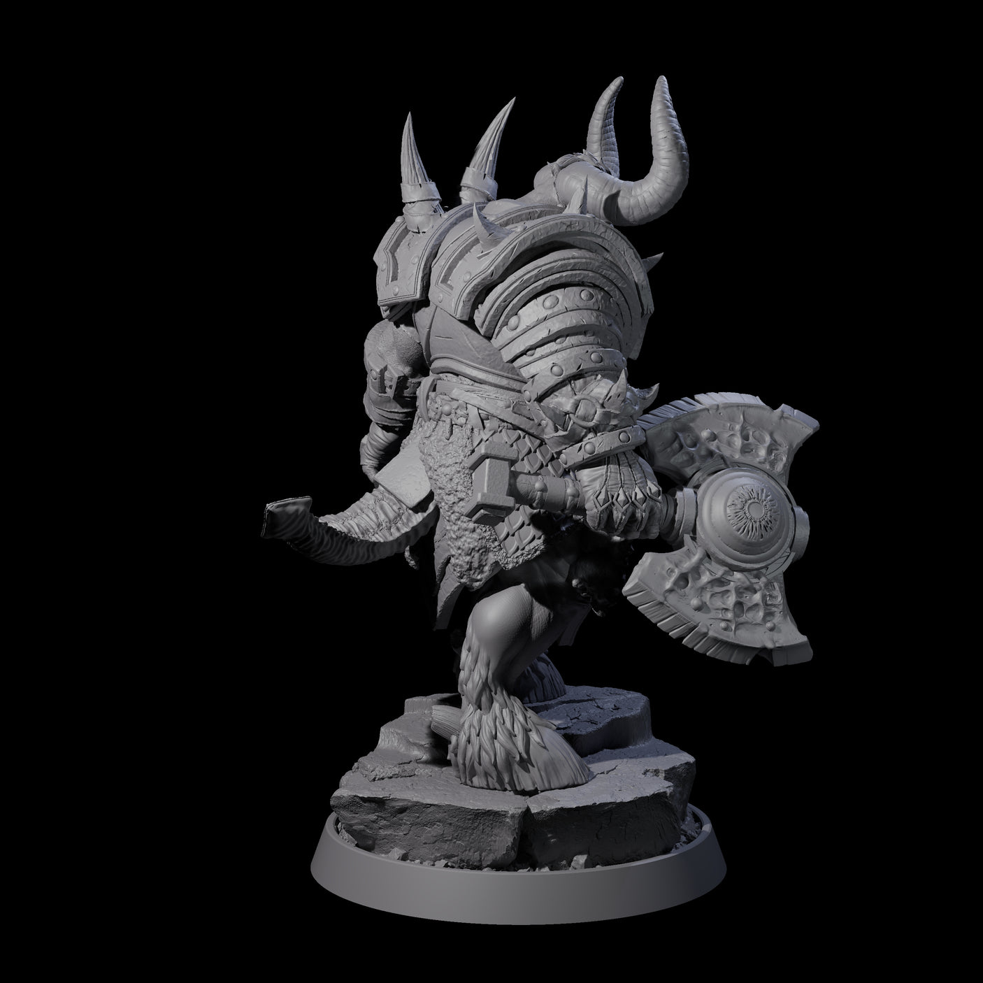 Legionnaire of Hel J Miniature for Dungeons and Dragons, Pathfinder or other TTRPGs