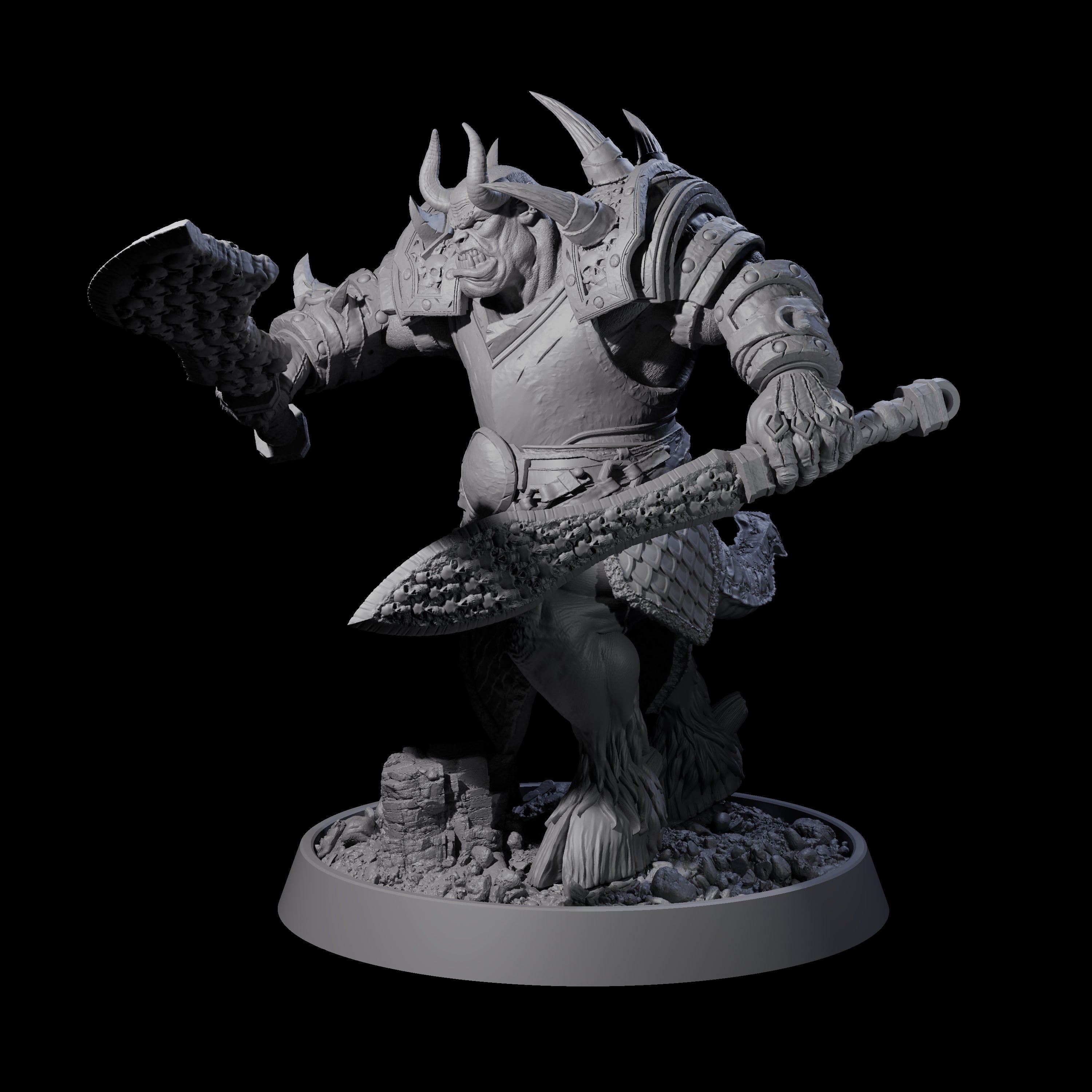 Legionnaire of Hel L Miniature for Dungeons and Dragons, Pathfinder or other TTRPGs