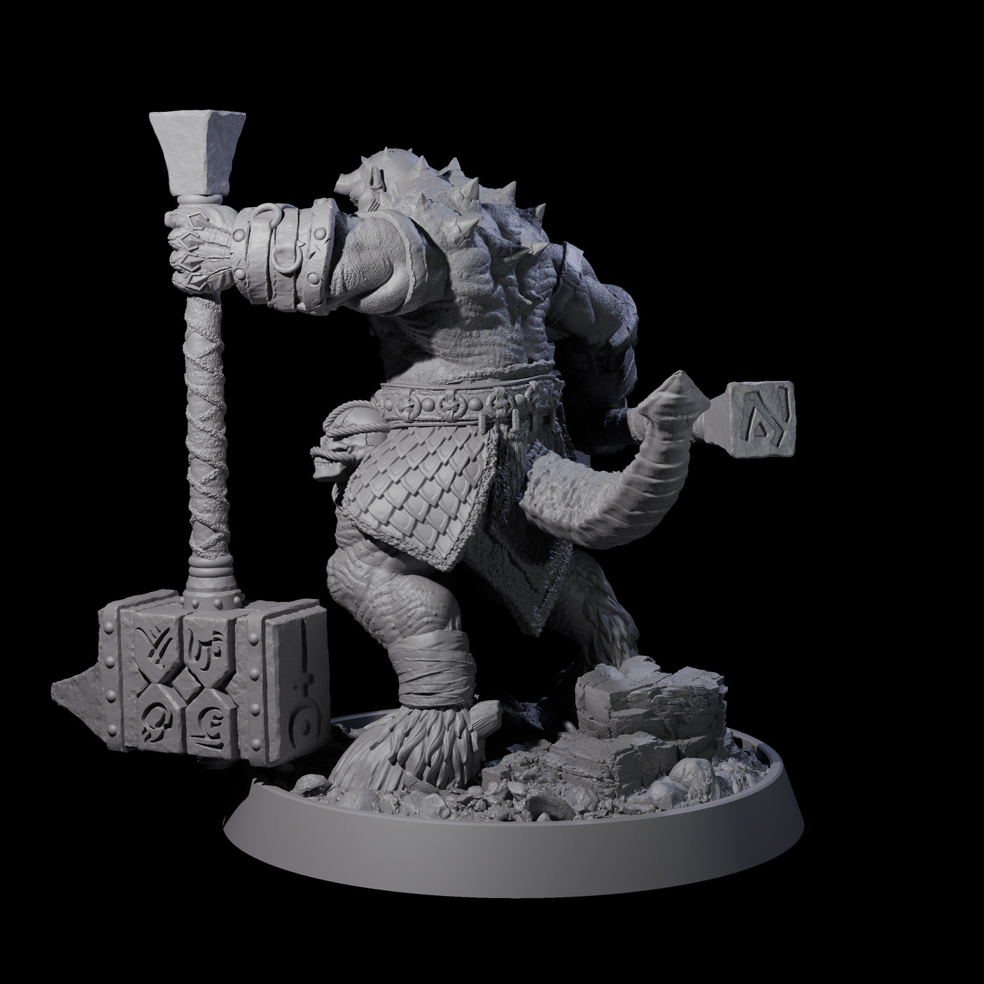 Legionnaire of Hel N Miniature for Dungeons and Dragons, Pathfinder or other TTRPGs