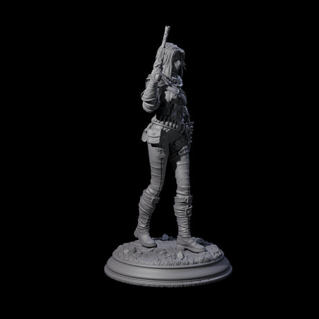 Lethal Gunslinger Miniature for Dungeons and Dragons, Pathfinder or other TTRPGs