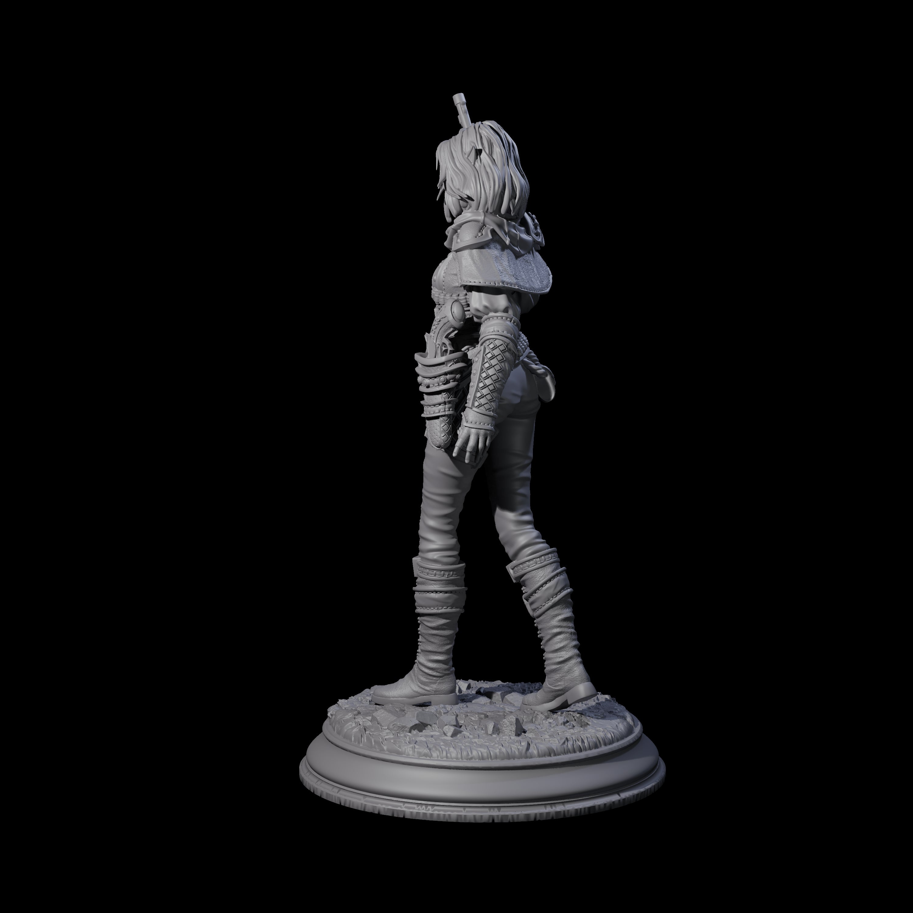 Lethal Gunslinger Miniature for Dungeons and Dragons, Pathfinder or other TTRPGs