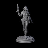 Lethal Gunslinger Miniature for Dungeons and Dragons, Pathfinder or other TTRPGs