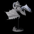 Lethal Wyvern Rider D Miniature for Dungeons and Dragons, Pathfinder or other TTRPGs