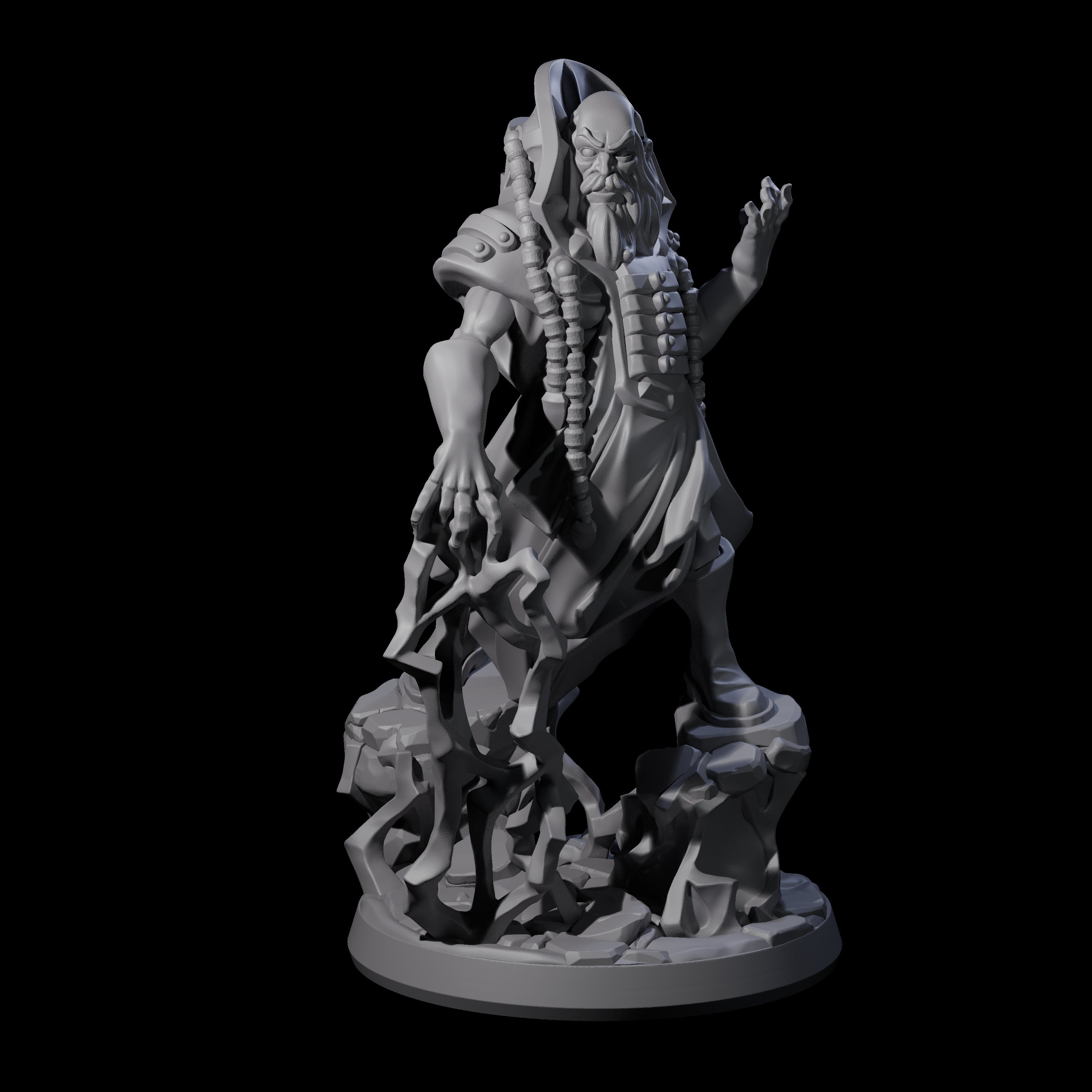 Levitating Master Wizard Miniature for Dungeons and Dragons, Pathfinder or other TTRPGs