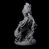 Levitating Master Wizard Miniature for Dungeons and Dragons, Pathfinder or other TTRPGs