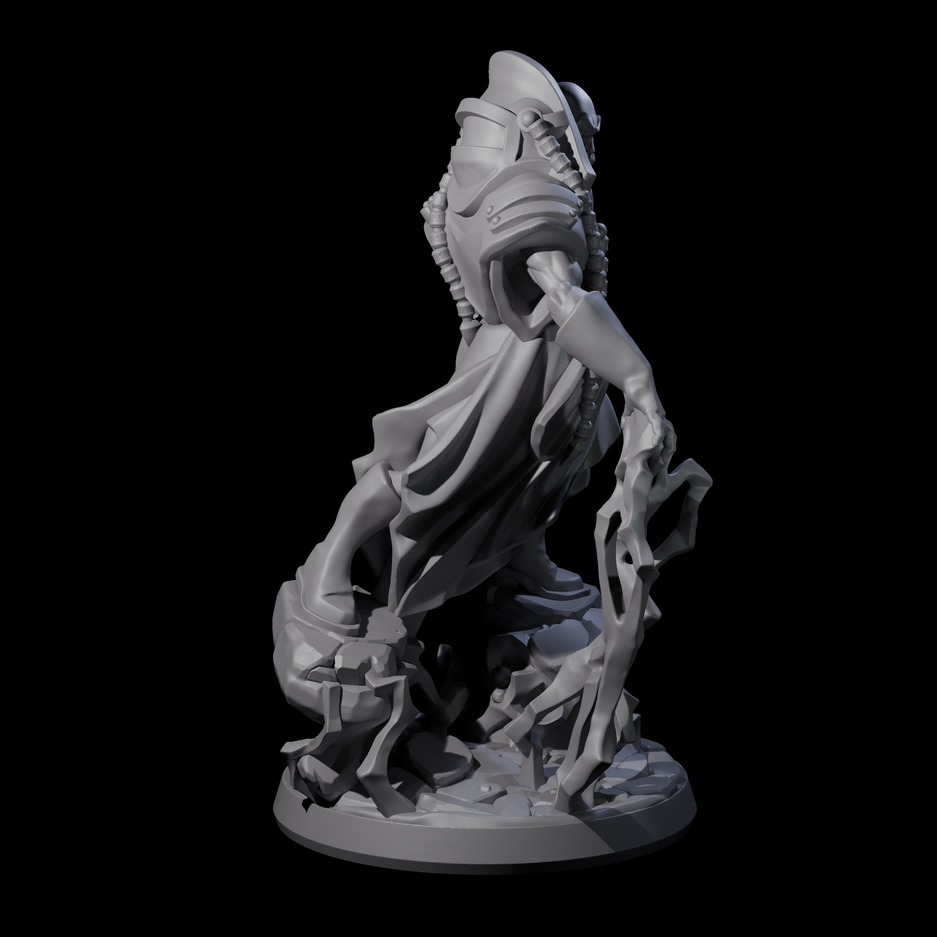 Levitating Master Wizard Miniature for Dungeons and Dragons, Pathfinder or other TTRPGs