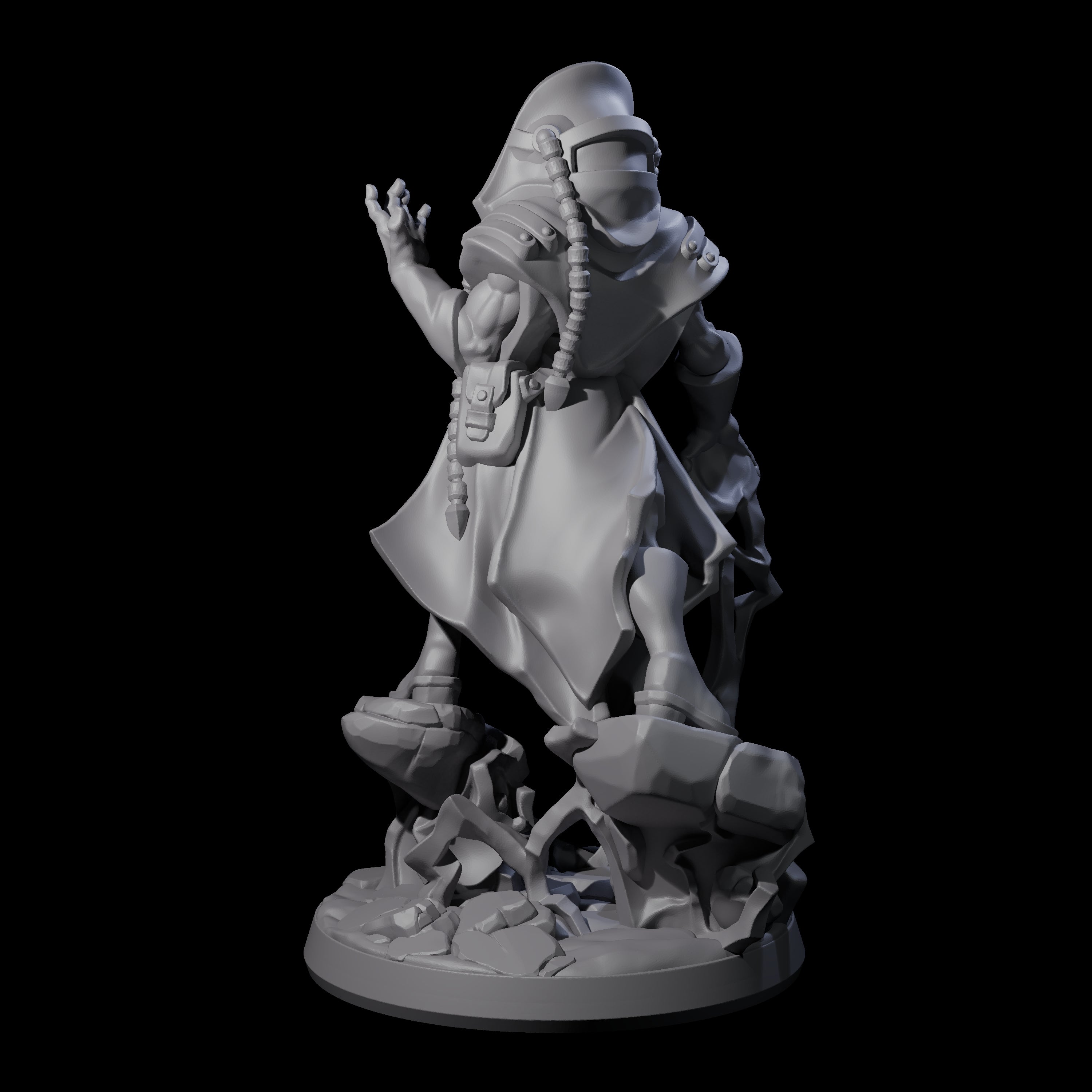 Levitating Master Wizard Miniature for Dungeons and Dragons, Pathfinder or other TTRPGs