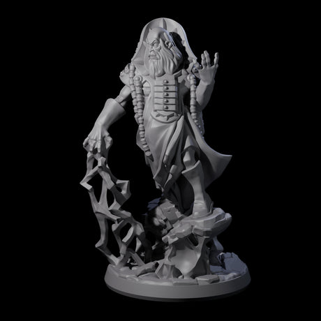 Levitating Master Wizard Miniature for Dungeons and Dragons, Pathfinder or other TTRPGs