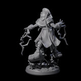 Levitating Master Wizard Miniature for Dungeons and Dragons, Pathfinder or other TTRPGs