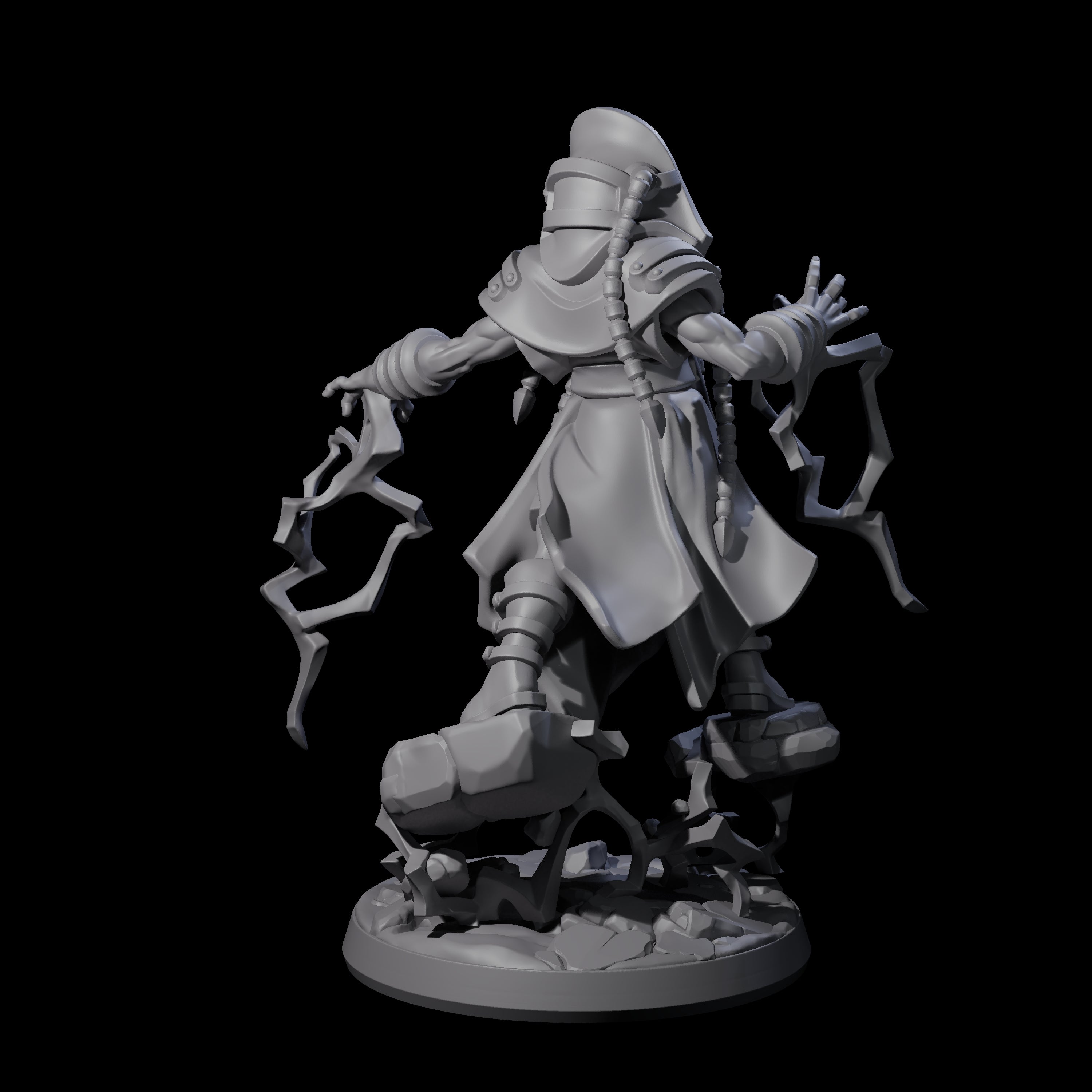 Levitating Master Wizard Miniature for Dungeons and Dragons, Pathfinder or other TTRPGs