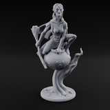 Levitating Hag Witch Miniature for Dungeons and Dragons, Pathfinder or other TTRPGs