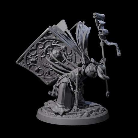 Librarian of the Dead A Miniature for Dungeons and Dragons, Pathfinder or other TTRPGs
