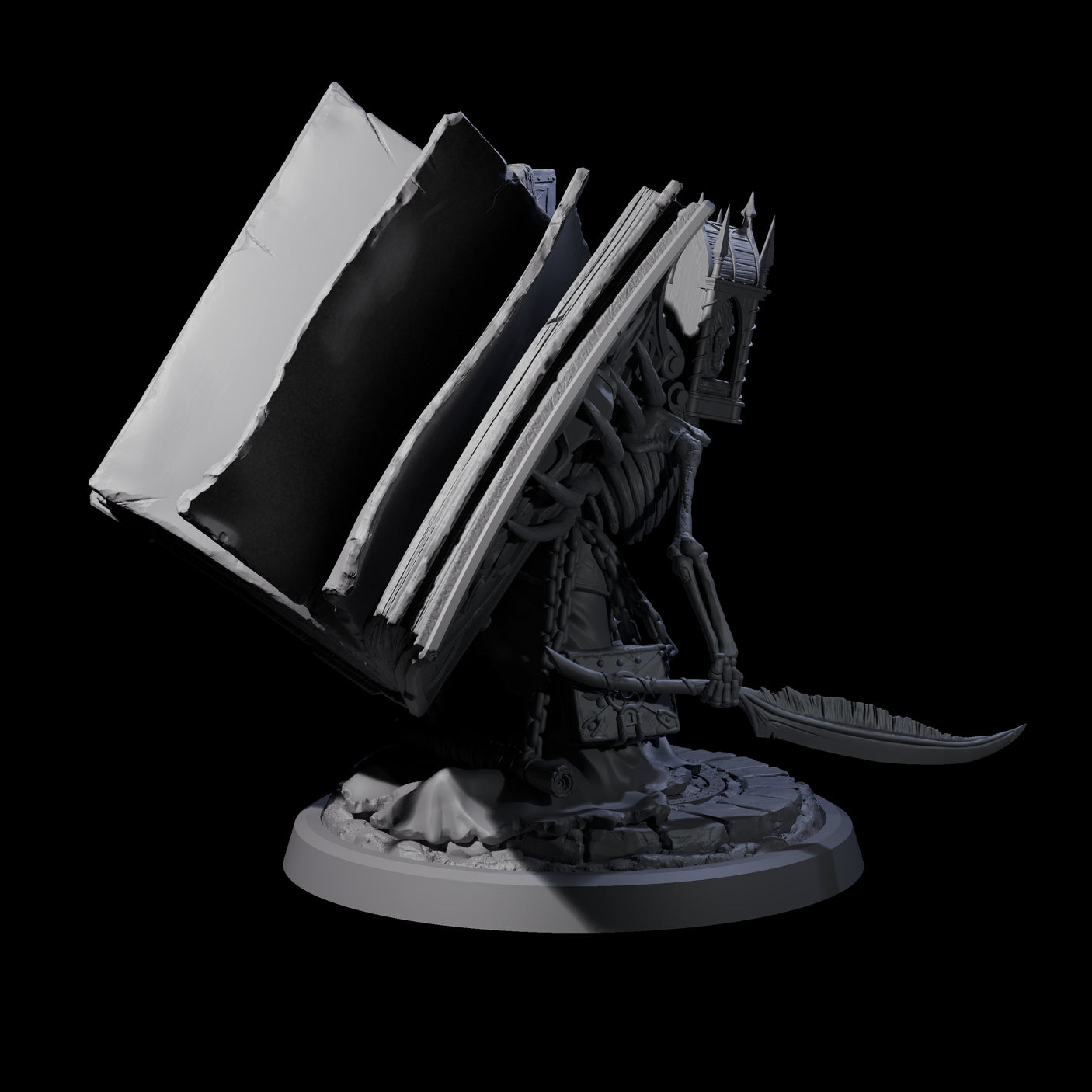 Librarian of the Dead C Miniature for Dungeons and Dragons, Pathfinder or other TTRPGs