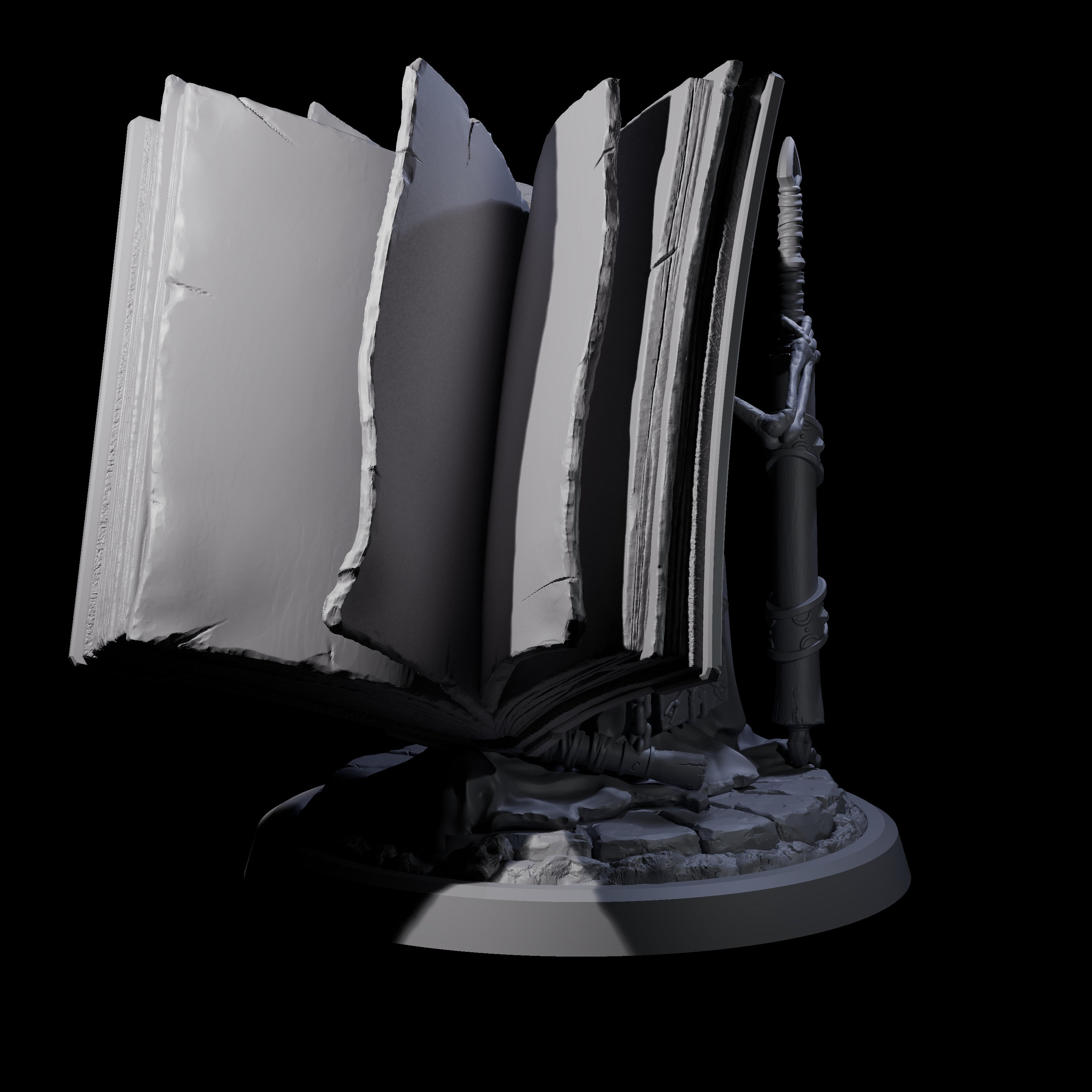 Librarian of the Dead D Miniature for Dungeons and Dragons, Pathfinder or other TTRPGs