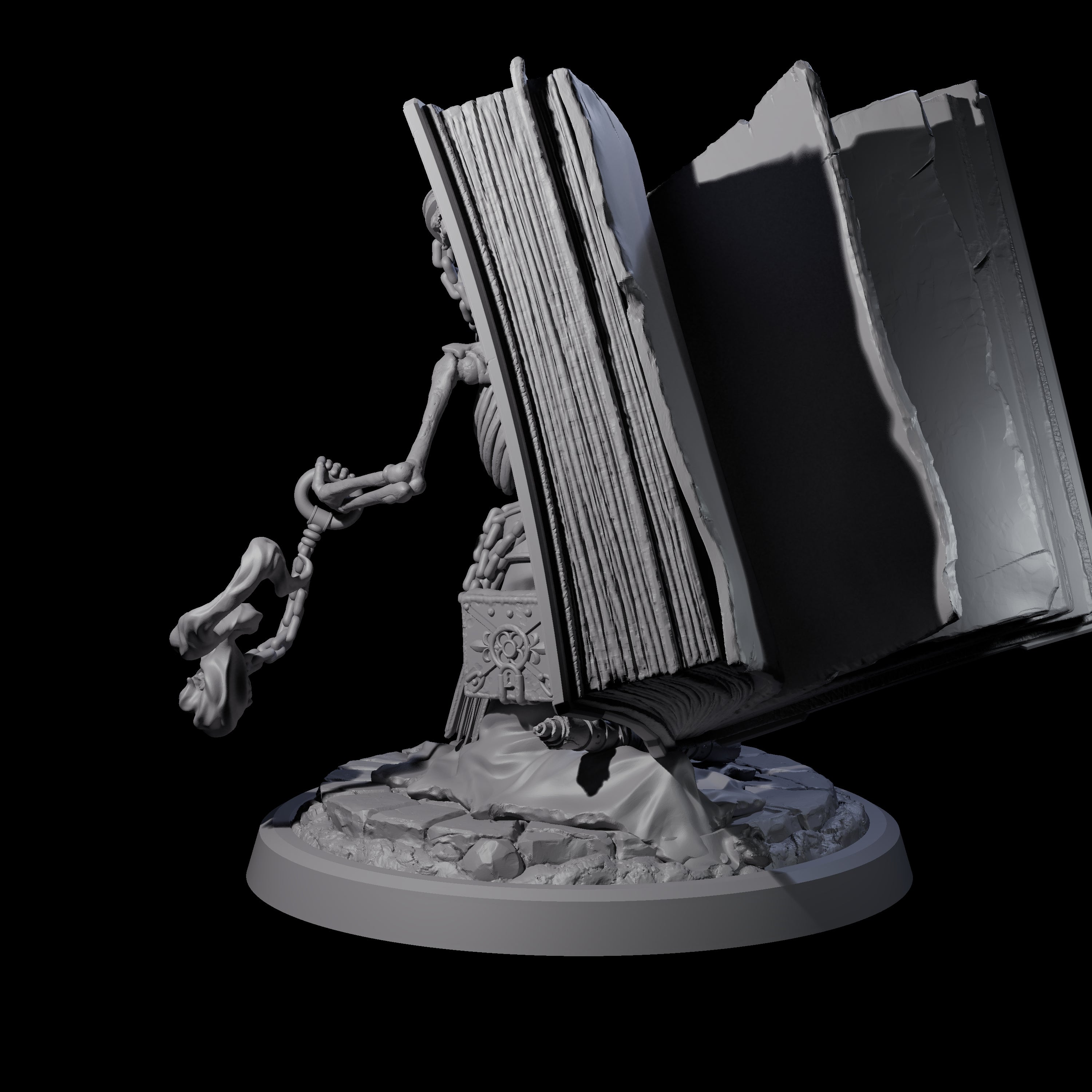 Librarian of the Dead D Miniature for Dungeons and Dragons, Pathfinder or other TTRPGs