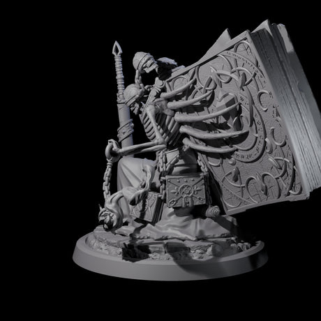 Librarian of the Dead D Miniature for Dungeons and Dragons, Pathfinder or other TTRPGs