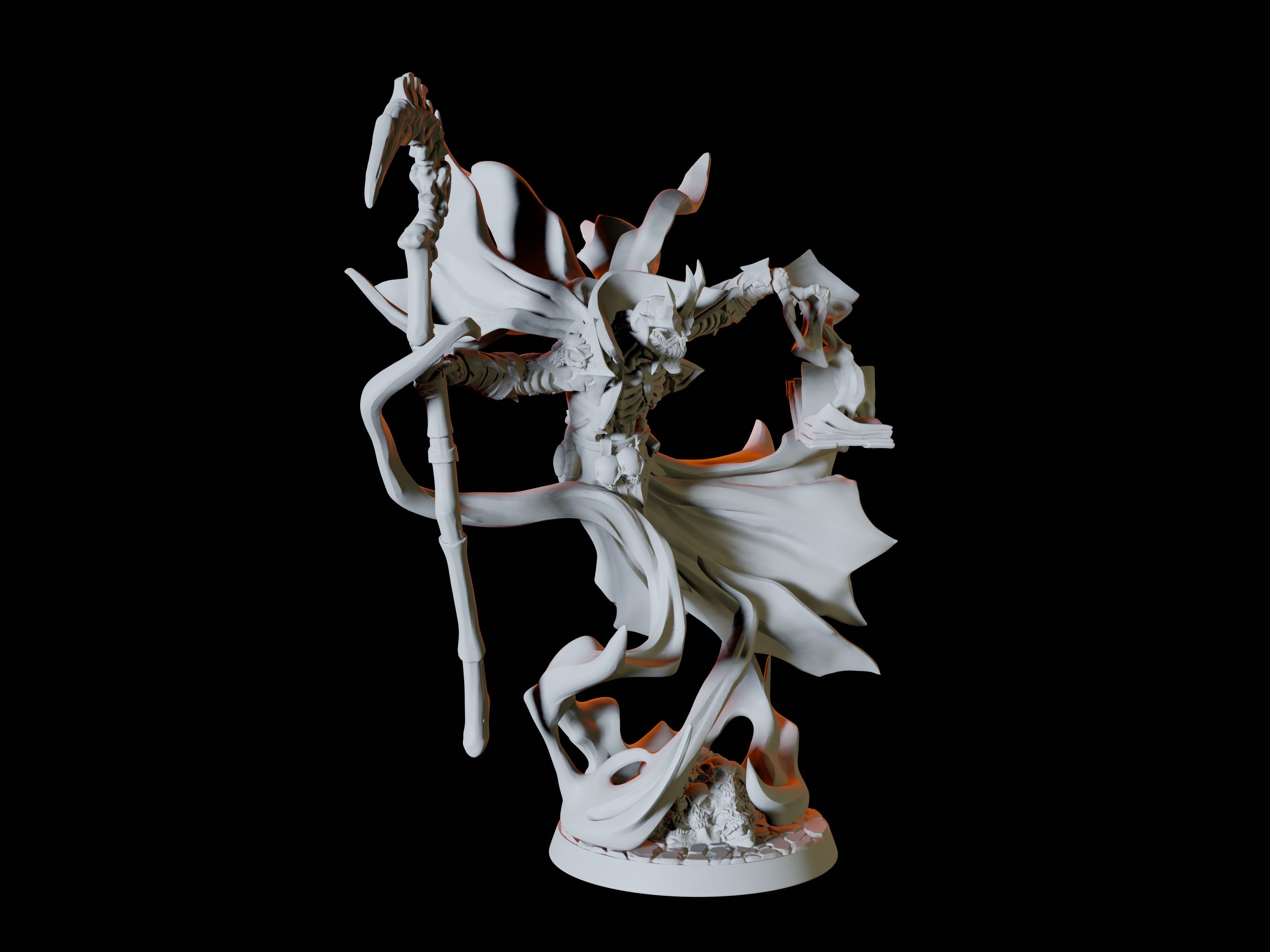 Lich Miniature for Dungeons and Dragons - Myth Forged