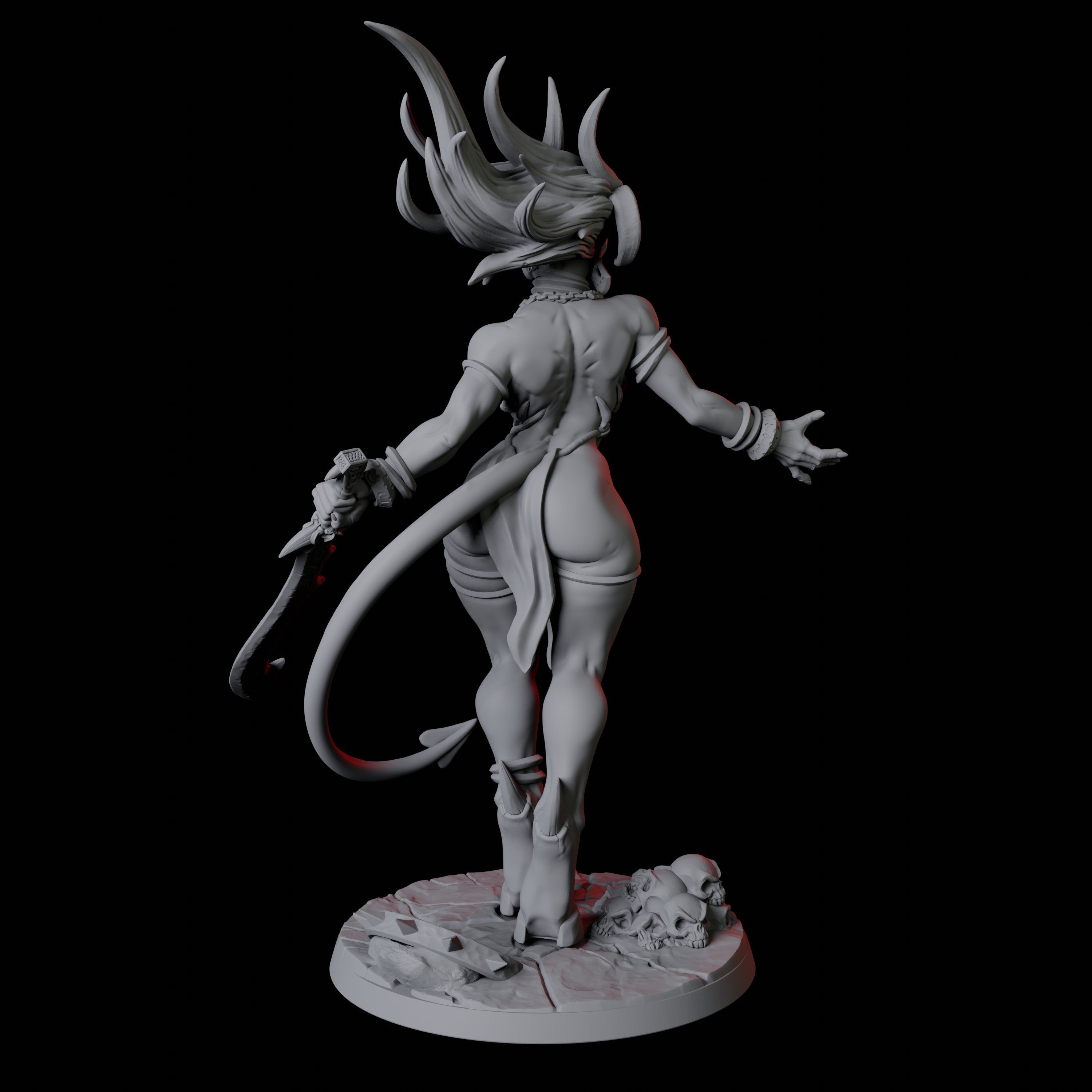 Lilith Pin-up Miniature for Dungeons and Dragons