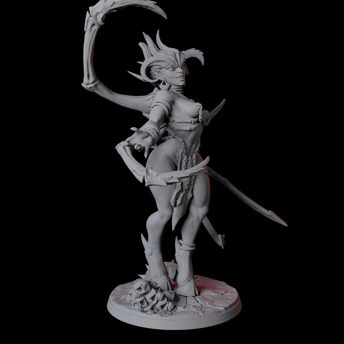 Lilith Pin-up Miniature for Dungeons and Dragons, Pathfinder or other TTRPGs