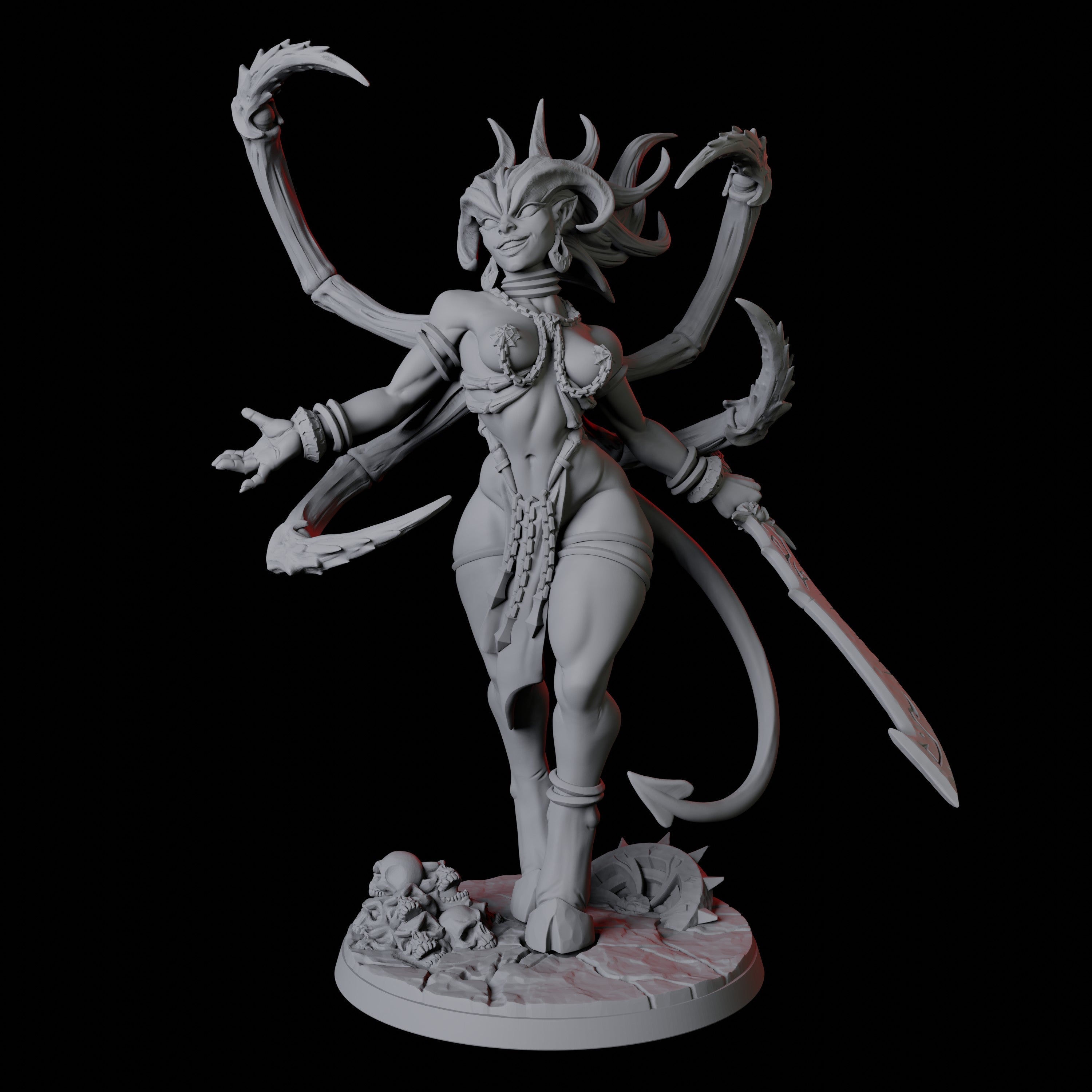 Lilith Pin-up Miniature for Dungeons and Dragons