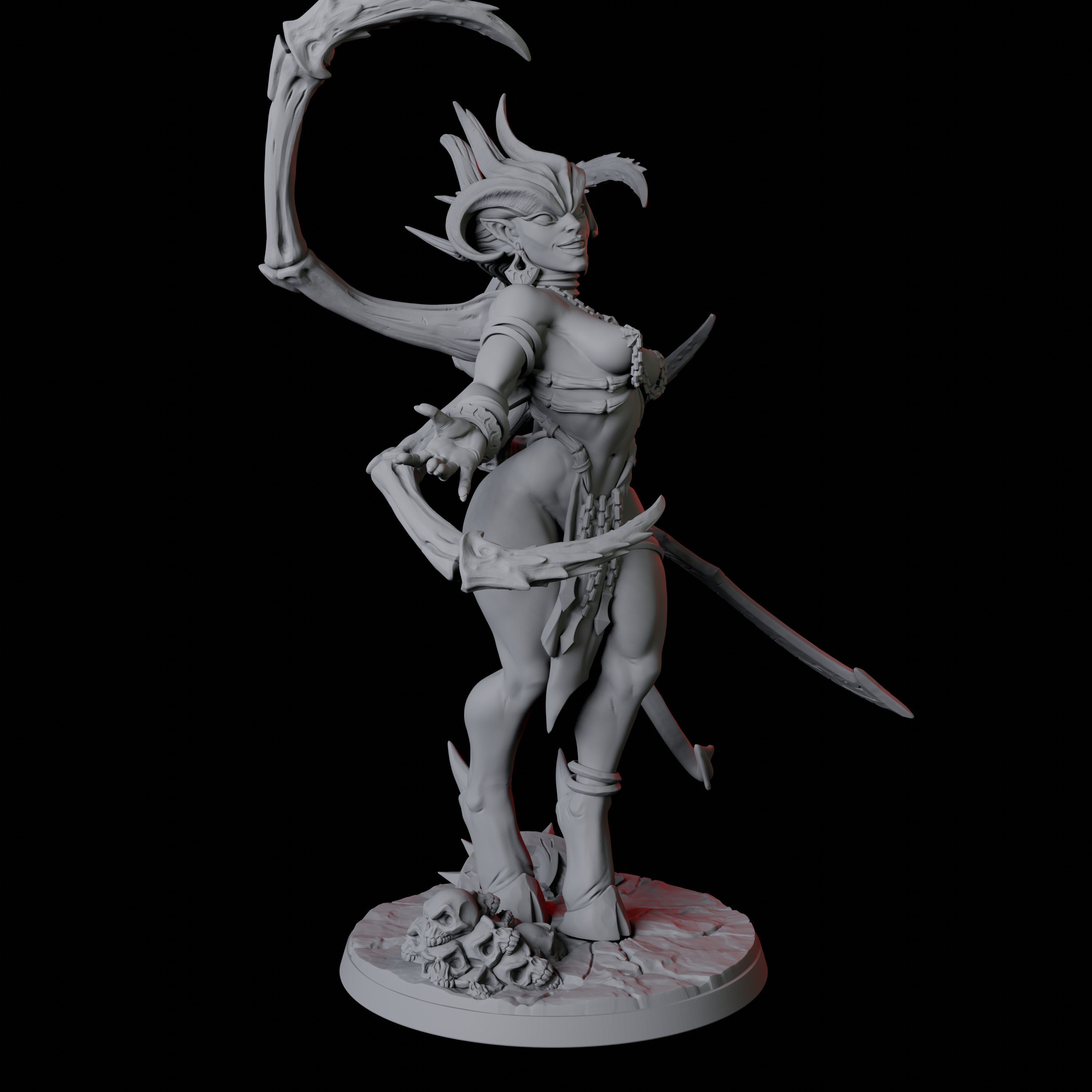 Lilith Pin-up Miniature for Dungeons and Dragons