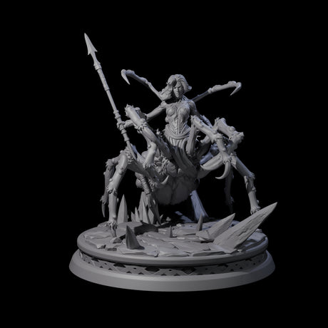 Lilth's Champion - Confident Drider Miniature for Dungeons and Dragons, Pathfinder or other TTRPGs