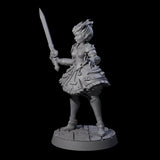Lionheart Fighter Miniature for Dungeons and Dragons, Pathfinder or other TTRPGs