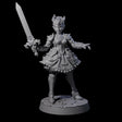 Lionheart Fighter Miniature for Dungeons and Dragons, Pathfinder or other TTRPGs