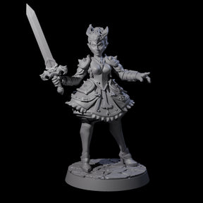 Lionheart Fighter Miniature for Dungeons and Dragons, Pathfinder or other TTRPGs