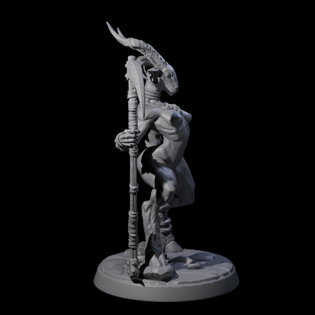 Lithe Beastwoman Miniature for Dungeons and Dragons, Pathfinder or other TTRPGs