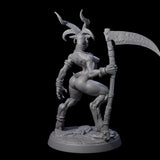 Lithe Beastwoman Miniature for Dungeons and Dragons, Pathfinder or other TTRPGs