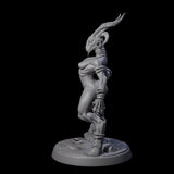 Lithe Beastwoman Miniature for Dungeons and Dragons, Pathfinder or other TTRPGs