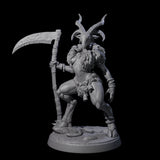 Lithe Beastwoman Miniature for Dungeons and Dragons, Pathfinder or other TTRPGs