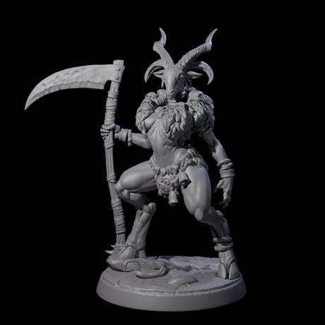 Lithe Beastwoman Miniature for Dungeons and Dragons, Pathfinder or other TTRPGs