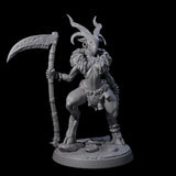 Lithe Beastwoman Miniature for Dungeons and Dragons, Pathfinder or other TTRPGs