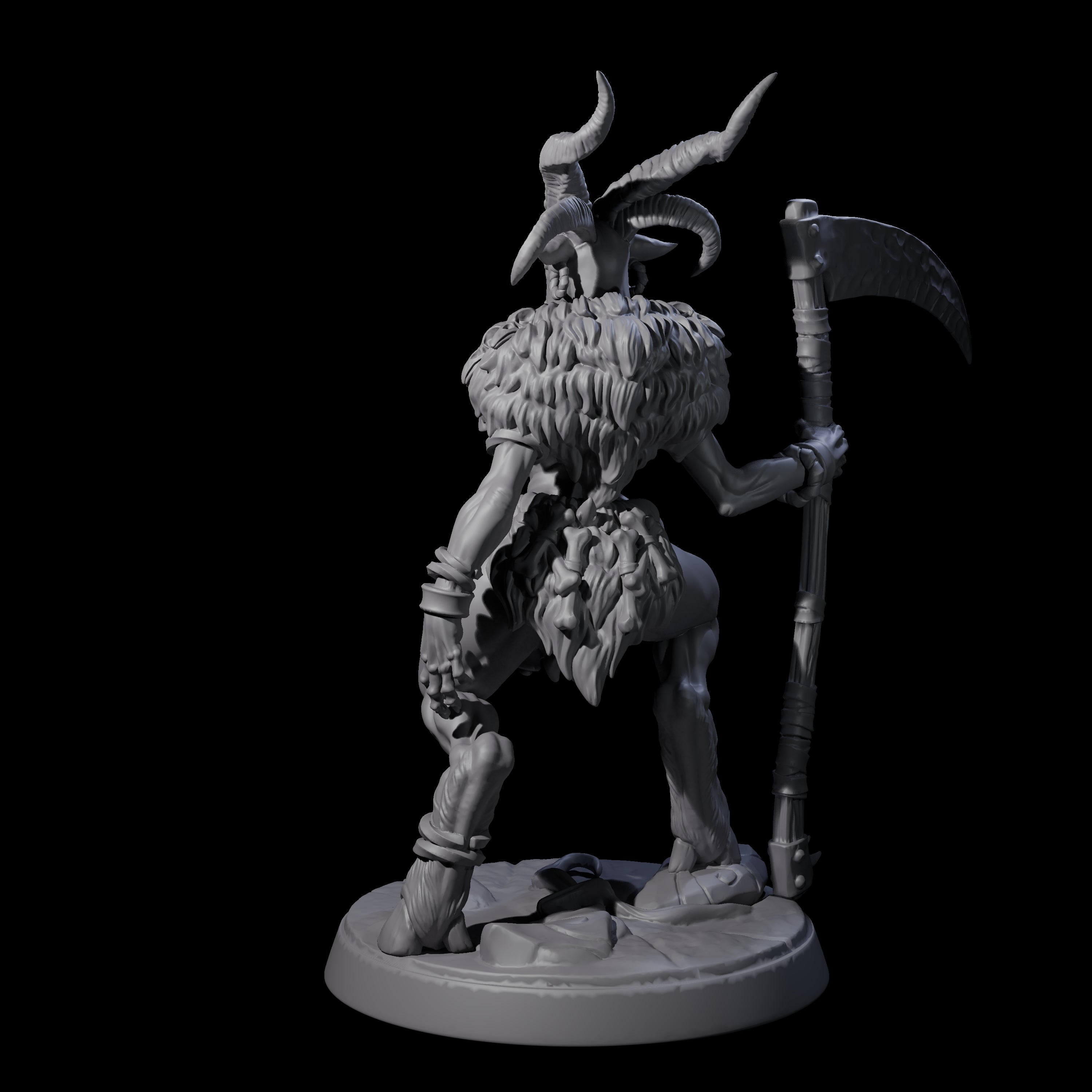 Lithe Beastwoman Miniature for Dungeons and Dragons, Pathfinder or other TTRPGs