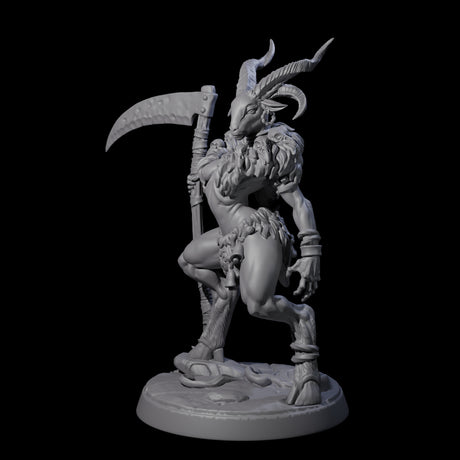 Lithe Beastwoman Miniature for Dungeons and Dragons, Pathfinder or other TTRPGs