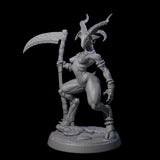 Lithe Beastwoman Miniature for Dungeons and Dragons, Pathfinder or other TTRPGs