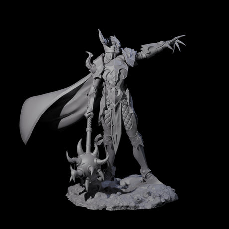 Lithe Warrior of Demons Miniature for Dungeons and Dragons, Pathfinder or other TTRPGs