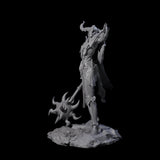 Lithe Warrior of Demons Miniature for Dungeons and Dragons, Pathfinder or other TTRPGs