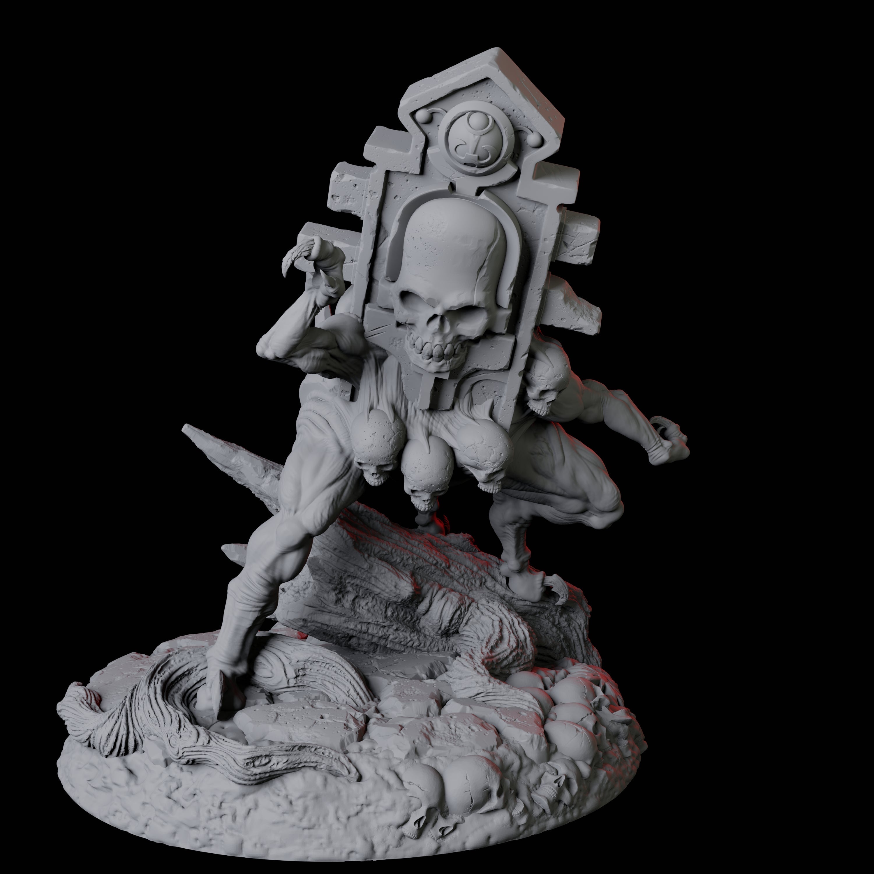 Living Gravestone A Miniature for Dungeons and Dragons, Pathfinder or other TTRPGs