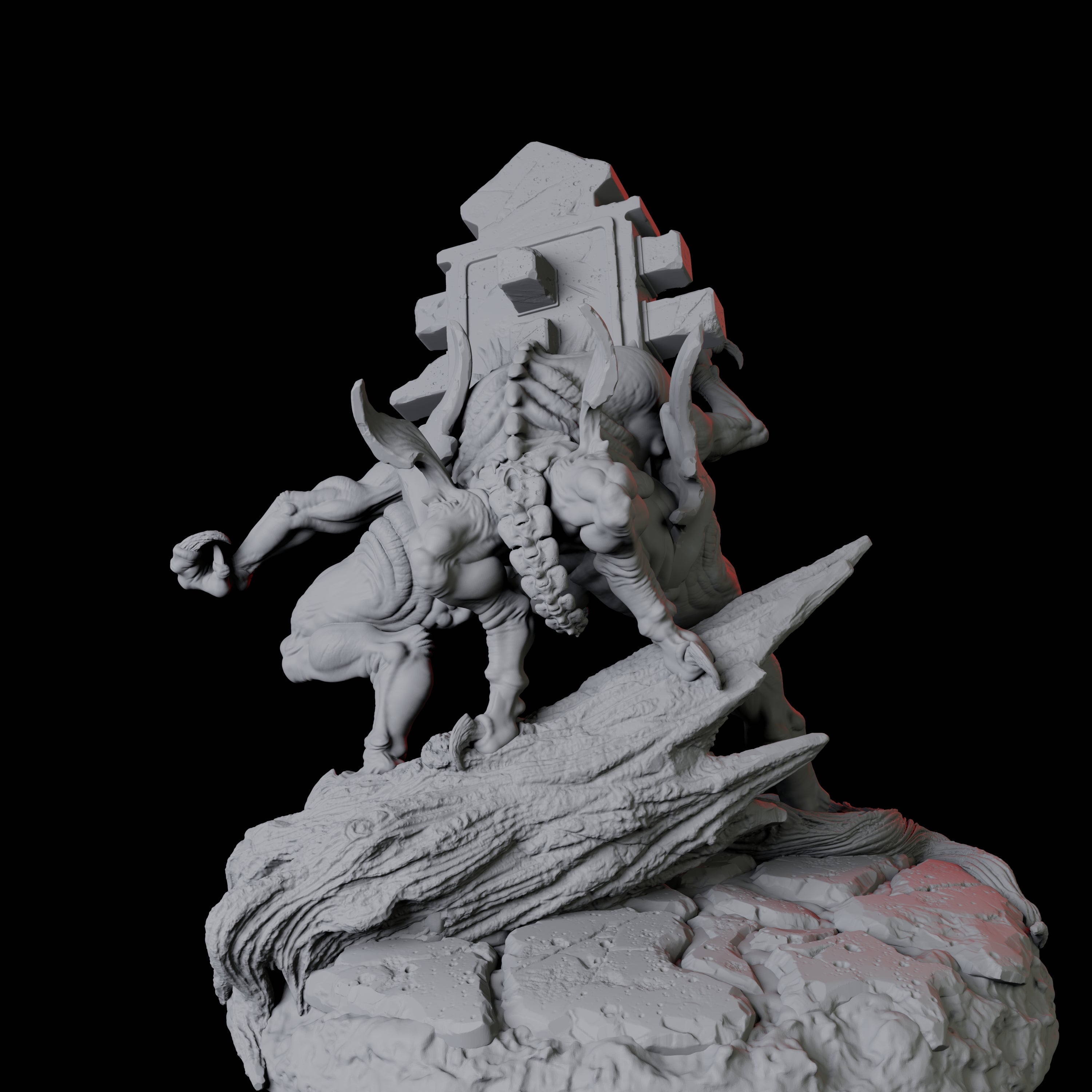 Living Gravestone A Miniature for Dungeons and Dragons, Pathfinder or other TTRPGs