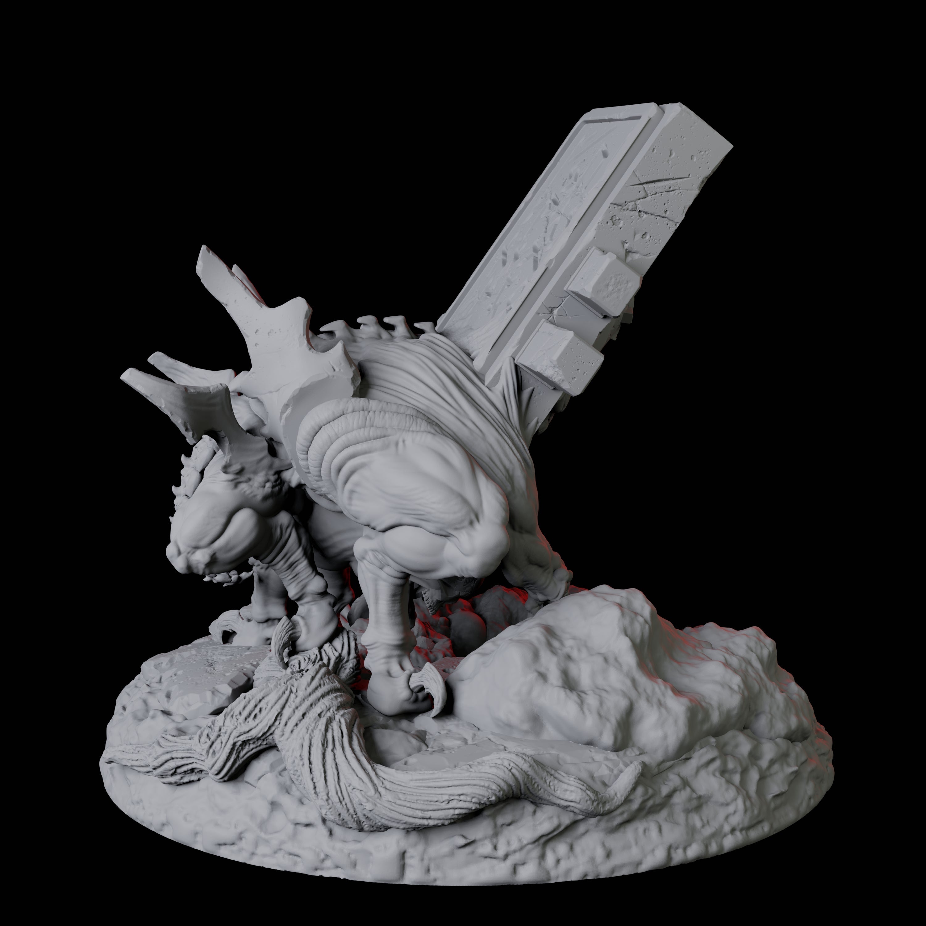 Living Gravestone C Miniature for Dungeons and Dragons, Pathfinder or other TTRPGs