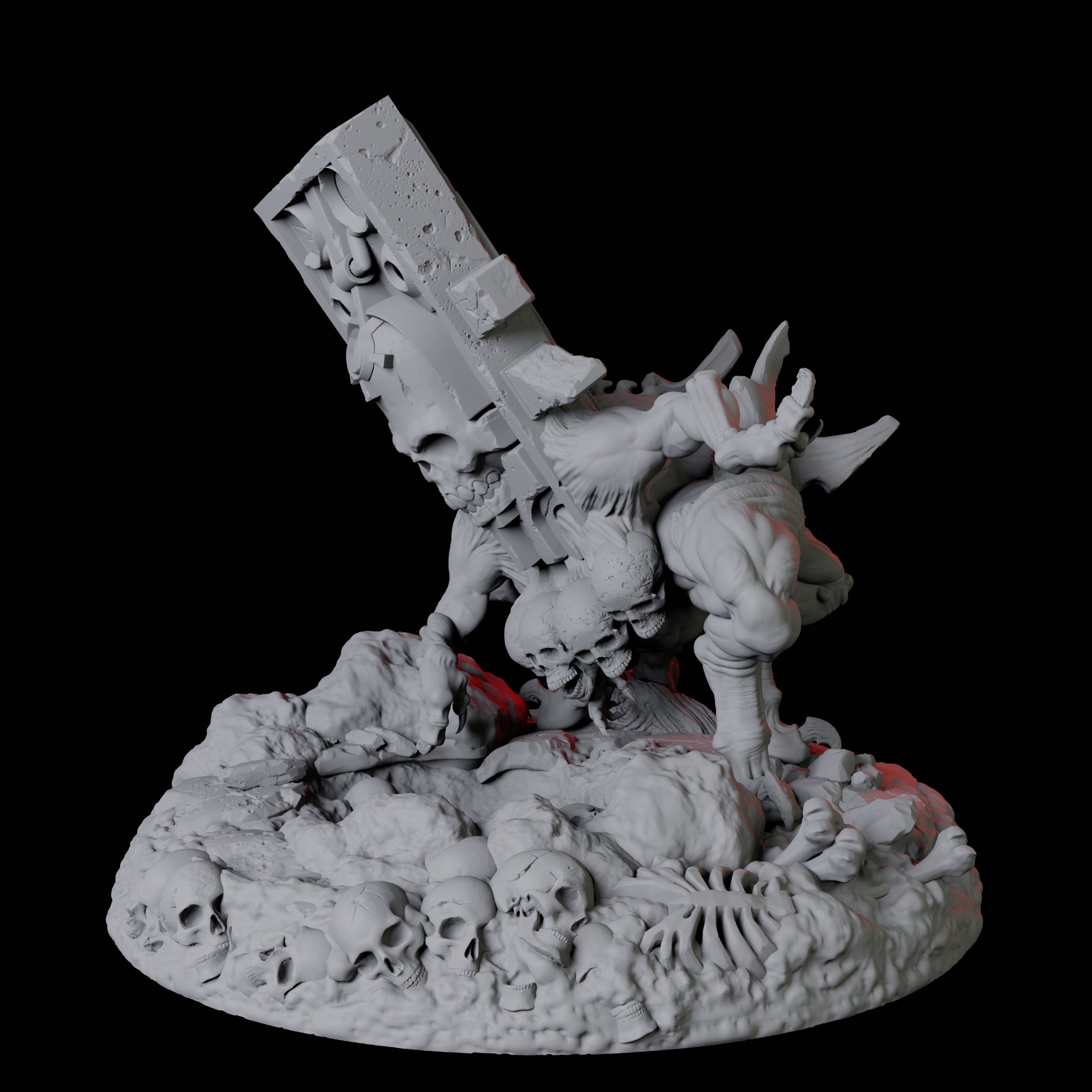 Living Gravestone C Miniature for Dungeons and Dragons, Pathfinder or other TTRPGs